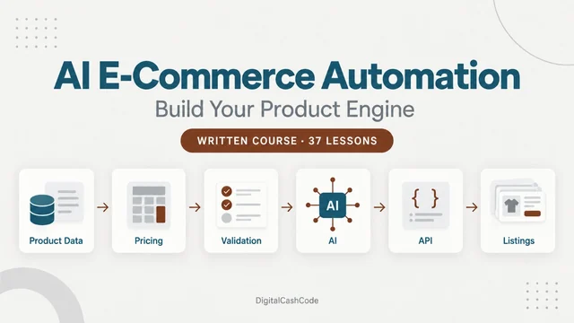 AI E-Commerce Automation course cover