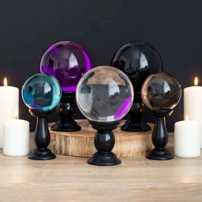 Abracadabra NYC Large Crystal Ball and Stand