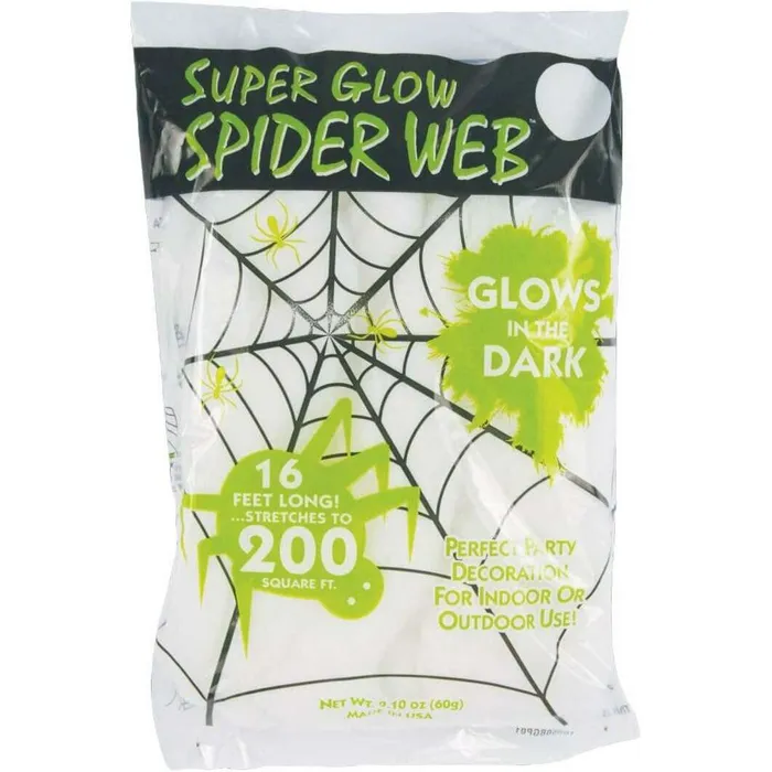 Abracadabra NYC Glow in the Dark Stretch Web, 60 g